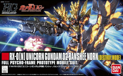 Unicorn Gundam 02 Banshee Norn Gunpla Model Kit 1/44 HGUC