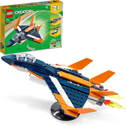 Créateur LEGO 3in1 Jet Supersonico 31126